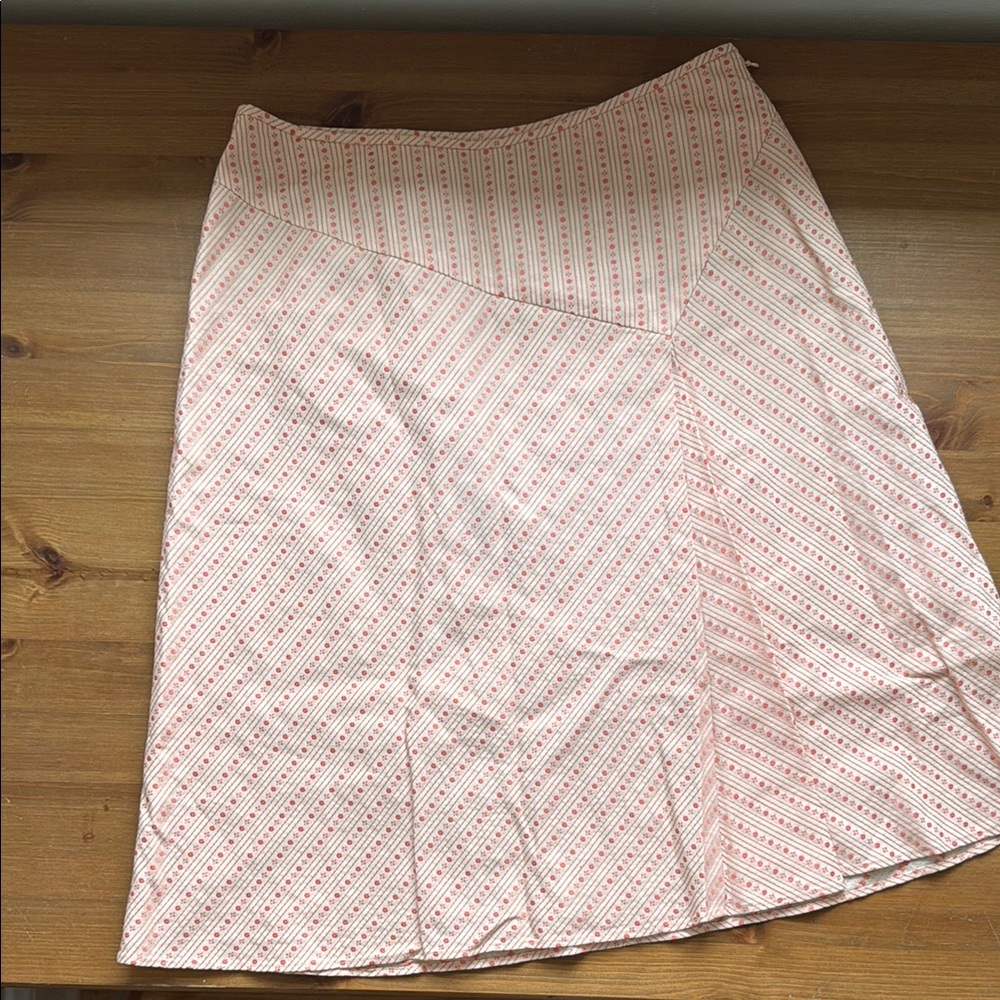 Pink Patterned Skirt